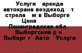 Услуги - аренда автокрана вездеход 25т, стрела 28м в Выборге › Цена ­ 2 000 - Ленинградская обл., Выборгский р-н, Выборг г. Авто » Услуги   